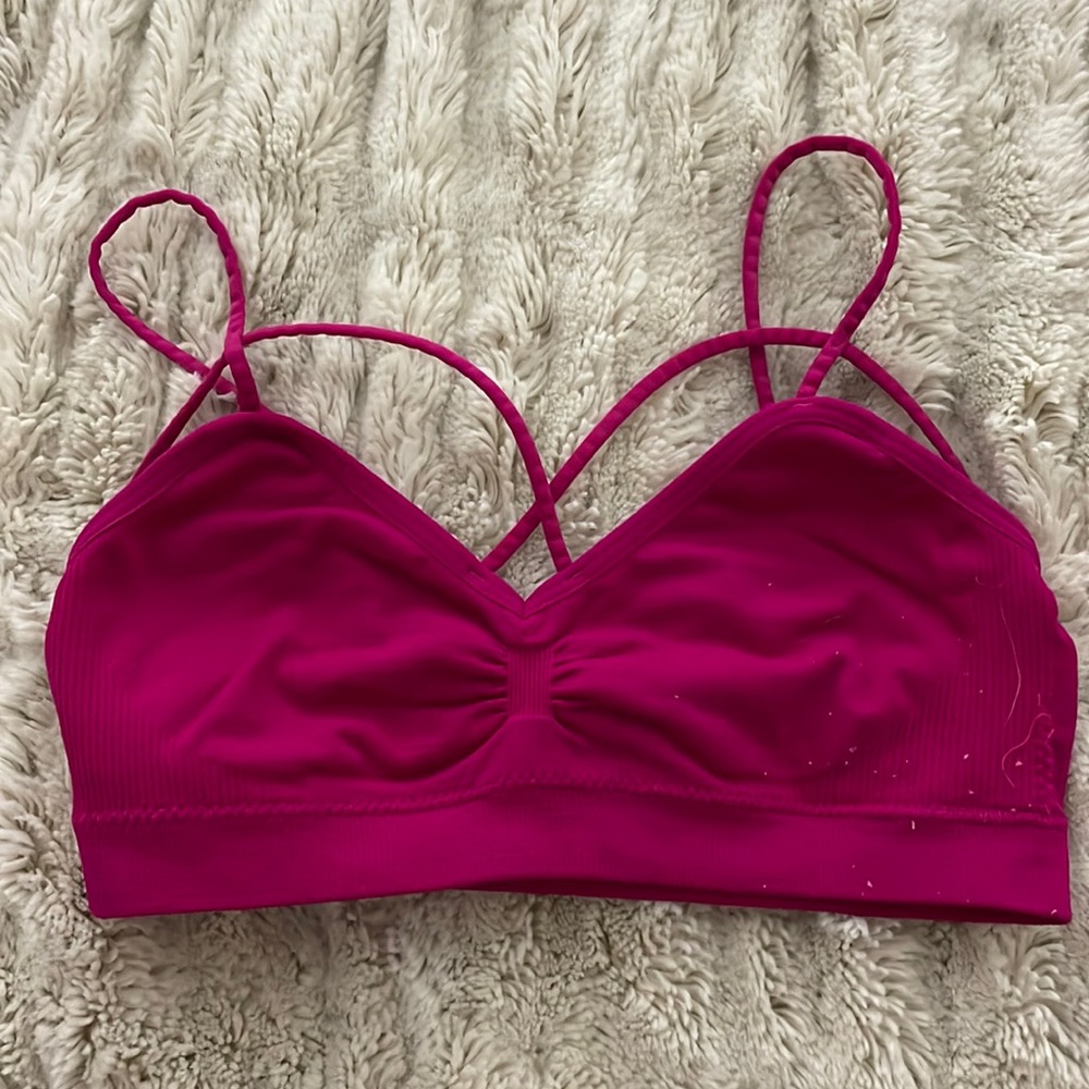 Pink bralette
